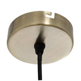 Atmosphera - Suspension Arlo - Abat-jour en Métal Doré D80cm - Ampoule Non Incluse E27 25W - Luminaire pour Salon, Cuisine, Bureau, Chambre