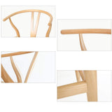SSZZ Moderne Minimaliste en Bois Massif Chaise Accueil Rotin Café Chaise Chaise Accoudoirs Tissés À La Main Écologique Et Durable