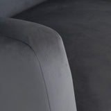 SEPNINE Fauteuil en Velours, Fauteuil en Velours de Style Vintage, Fauteuil de Salon, pour Le Salon, Le Bureau, la Chambre à Coucher