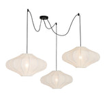 Qazqa plu - Suspension - 3 lumière - L 100 cm - Blanc - Design - éclairage intérieur - Salon I Chambre I Cuisine I Salle à manger