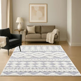 payé Tapis de salon Tapis Sol - poils longs - Boho - Gris pastel - 160 x 230 cm - Uni - Motif losange moderne chiné - Scandinave moelleux et doux - Décoration de chambre à coucher