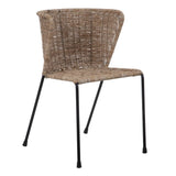 LOLAhome Chaise de Salle à Manger, Fer, 50 x 54 x 77 cm