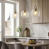 LWZBBGSL Suspension à tête Unique de Base E27, Lustre en Verre de personnalité créative, Lampe Suspendue de Style Industriel Moderne, luminaires de décoration de Bar de Chambre à Coucher de Salon