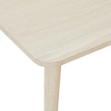 Furnhouse Ibbe Design - Table basse carrée naturelle - 90 x 90 cm - En bois massif de chêne - Design scandinave - Pour salon