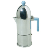 A di Alessi La Cupola A9095/6 AZ Cafetière à expresso 6 tasses Bleu