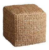 AUBRY GASPARD Pouf carré en jonc de mer Naturel