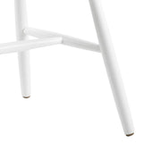 AC Design Furniture Susanne Chaises de salle à manger Lot de 2, H: 86 x l: 50,5 x L: 49,5 cm, Blanc, Bois, 2 pc