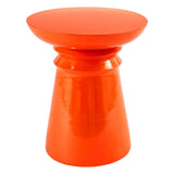 Atmosphera - Table d’appoint Jaya Orange 43x38x38cm