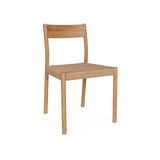 Alice's Home - Lot de 2 chaises Naturelles en Bois et Cordage. Ella. L 49.5 x P 53 x H 82cm