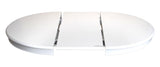 Table laque ronde avec allonge - diamtre 120 cm