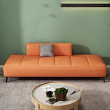 BEDOIN Petite Causeuse à balançoire, Fausse Cuir Moderne Mini canapé canapé Amoureuse Banc de canapé sans Bras avec arrière-extrémité Moderne du Banc de lit, pour la chambr D