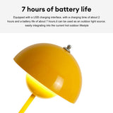 anso Lampe de bureau sans fil à LED tactile USB à intensité variable pour chambre à coucher (bleu)