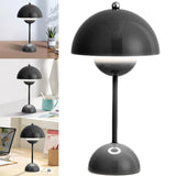 Starnearby Lampe de Table LED Pot de Fleurs, Lampe de Chevet Rechargeable Sans Fil, Lampes Champignon Tactile Dimmable avec 3 Modes de Luminosité, Lampes de Bureau Décorative Rétro