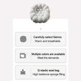 Generico Canapé Bubble - Fauteuil Simple surdimensionné, Design Ergonomique incurvé avec Maille Respirante, Pouf 3D en nid d'abeille pour Salon, Bureau | Facile à Nettoyer