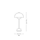 Flower Pot lampe de table – Graubeige