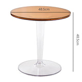 XIAOZHUANGXIONG Petite Table Basse Ronde, Table D'appoint Bout, Table D'appoint pour Le Salon, Meuble De Salon Tendance Pied, Solide Et Robuste, Décorative Moderne (Color : All Solid White)
