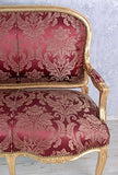 Vamundo Rococo canapé canapé de Style Rococo-Rouge-exclusivité Palazzo