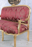 Vamundo Rococo canapé canapé de Style Rococo-Rouge-exclusivité Palazzo