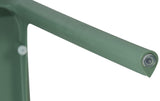 CLP Lot de 2 chaises de Jardin Meton, empilables en Plastique, faciles à Entretenir, résistantes UV, 150 kg Max, Couleur:Olive
