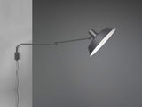 meineWunschleuchte Applique murale orientable avec prise et interrupteur, portée max. 150 cm