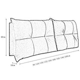 LXLIGHTS Tête De Lit Rembourrée Coussin De Chevet Fenêtre en Saillie Coussin De Taille Coin De Lit Oreiller Canapé Étui Souple, Cuir, Amovible Et Lavable