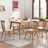 Chaise de Salle à Manger, Ensemble de 2 chaises de Salle à Manger en Bois If avec Dossier à barreaux, chaises de Cuisine, chaises d'appoint Portables, Ensemble de chaises de Salle à Manger Modern