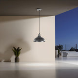 LEDSone suspensions vintage, luminaires style industriel, plafonnier vintage, éclairage intérieur, lampe cuisine salon salle à manger chambre, IP20, Ø 290mm(Argent brossé)