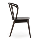 HOMN LIVING Pack 2 Chaises Brisa, Couleur Noir, Bois Massif, 47 cm (Largeur) 59 cm (Profondeur) 83 cm (Hauteur)