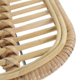 vidaXL Chaises de Bar Lot de 2 rotin Naturel