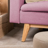 Don Descanso - Canapé Convertible clic clac 3 Places Convertible lit 3 Places Reine. Dimension canapé : 206x73x80cm | Dimension lit : 180x100cm [Comprend 2 Coussins] | Rose