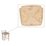 Chaise Tabouret en Bois Massif H 67 cm Brut à Peindre Neuf déjà monté