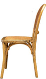 Biscottini L42,5XPR50,5XH89,5 International Art Trading Thonet 87 x 50 x 42 cm frêne, Salle à Manger Bois Finition Naturelle, Chaise Cuisine (L7509), Beige, 87x50 x 42 m