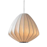 KlkrzJwy Lampe Suspendue Moderne en Forme de Lanterne, Cocon de vers à Soie, Lampe Suspendue au Plafond Blanc, décoration de Salon, luminaires Suspendus de Style Wabi-Sabi pour Dessus de Table