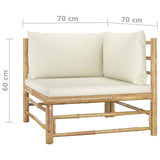 Meubles de balcon, banc de jardin en rotin, canapé de jardin 2 places, banc de balcon en bambou, canapé de jardin extérieur, ensemble de meubles de jardin, meubles de salon, canapé de balcon