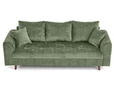 Lisa Design Rune - canapé Droit 3 Places en Velours texturé