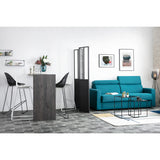Miliboo Tabourets de Bar Design Noir 76 cm (Lot de 2) ONA