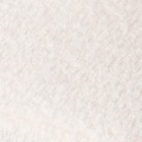 HOMIFAB Fauteuil en Bois et Tissu Bouclette écru - Lanna