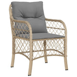 Canapé de Jardin avec Coussins, 2 pièces, fauteuils d'extérieur en Poly rotin Noir, sièges de Salon, de dîner, Meubles de Patio