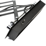 Licht-Erlebnisse Applique murale intérieure en métal noir bureau salon H:24 cm E27 réglable lampe murale rétro extensible chambre HARMONY