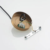 Lindby Suspension en verre Tiruma à intensité variable (Moderne) Bronze Métal e. a. pour Salon & Salle manger (1 lampe,à E27), Luminaire, Lampe plafond, Luminaire Plafonnier,