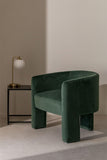 SKLUM Fauteuil en Velours Xastru Vert Jungle