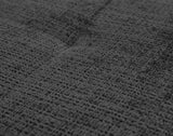 Lisa Design - Rune - canapé Droit 3 Places en Velours texturé, Gris Anthracite