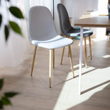 Mc Haus Elva Gris Anthracite - Pack de 2 chaises pour Le Salon, la Salle à Manger ou la Chambre à Coucher