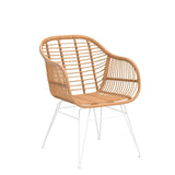 SKLUM Chaise de Jardin en rotin synthétique Zole Blanc