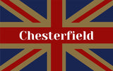 Chesterfield Brighton The Brand Canapé 2 places, 100 % cuir, fait main, largeur d'origine, 150 cm, noir