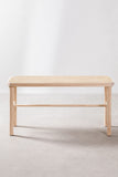 SKLUM Banc en rotin et Bois Riolut Marron Naturel