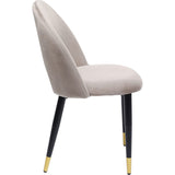 Kare Design Chaise Iris Velours Beige