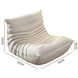 Fucxeoy Fauteuil Togo, Fauteuil Poire d'angle, Canapé d'angle Confortable, Lounge Ergonomique en Mousse, pour Salon, Chambre, dortoir, Salon, Bureau