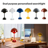 anso Lampe de bureau sans fil à LED tactile USB à intensité variable pour chambre à coucher (bleu)