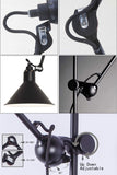Loft Vintage Lampe Murale,Industrielle Angle Bras Articulé Applique Murale,Up Down Réglable Pivotant Lampe de Mur avec Murale Abat-Jour Rétro E27 Luminaire pour Chevet Maison Couloir Salon Chambre,A